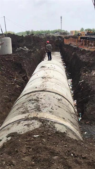 通化吉林水泥管施工案例